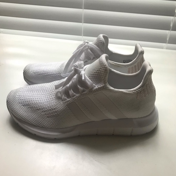 adidas Shoes - White adidas shoes with rose gold on the back